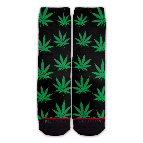 Function - Weed Plant Black Fashion Socks