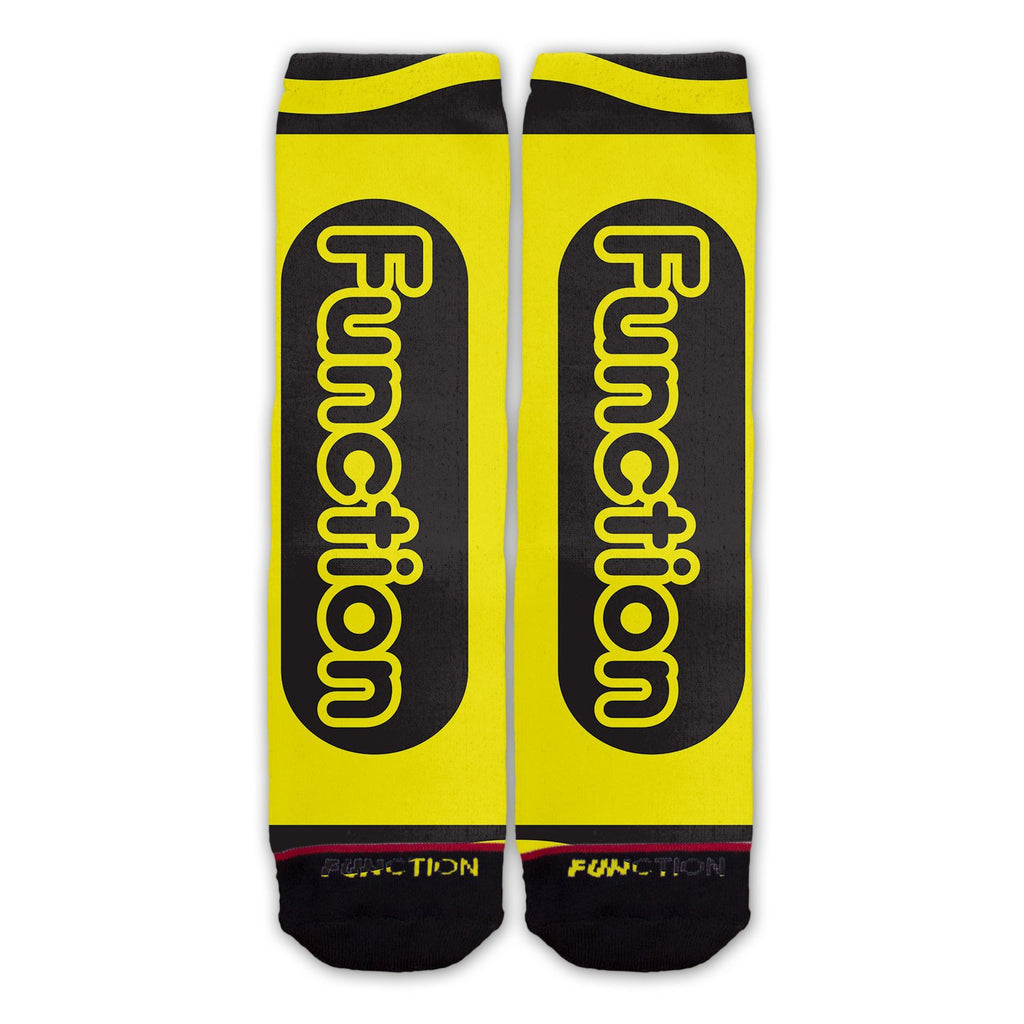 Function - Yellow Crayon Fashion Socks