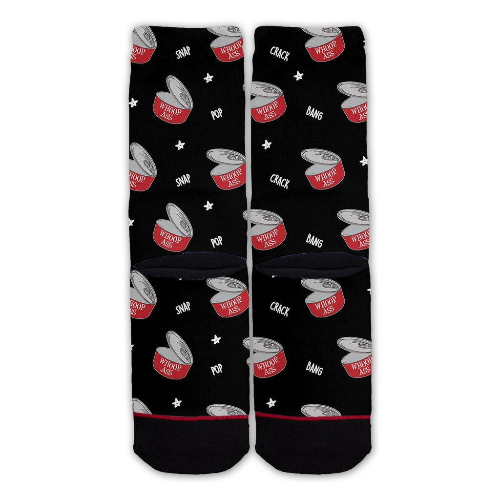 Function - Whoop Ass Open Can Pattern Fashion Socks