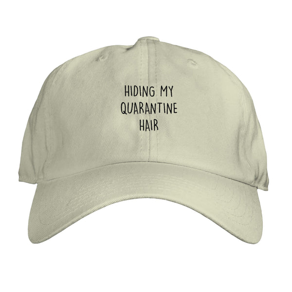 Function - Hiding My Quarantine Hair Funny Embroidered Adjustable Dad Hat