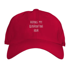 Function - Hiding My Quarantine Hair Funny Embroidered Adjustable Dad Hat