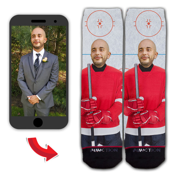 Custom Hockey Player Fashion Sock