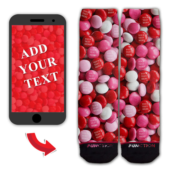 Function - Custom Chocolate Coated Candy Fashion Socks