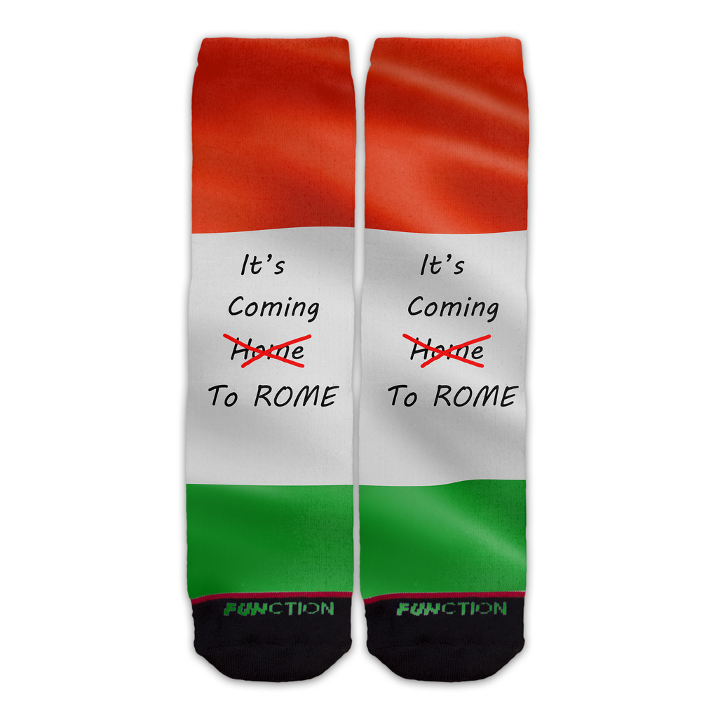 Function - It's Coming to Rome Italy Soccer Unisex Crew Socks