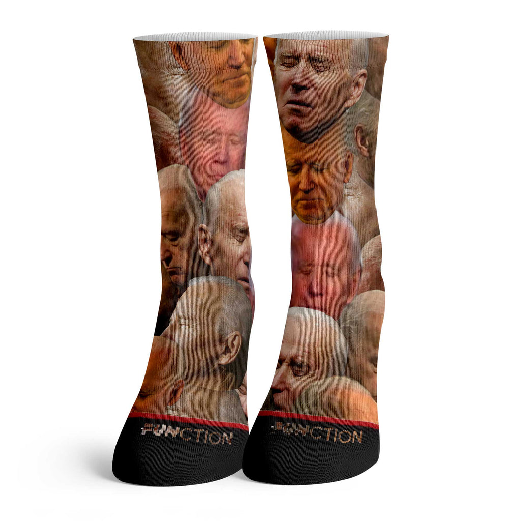 Function - Joe Biden Sleeping Collage Fashion Socks