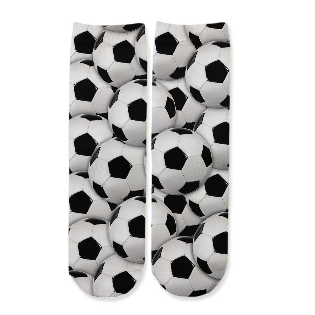 Function - Kids Soccer Ball Tall Crew Pattern Socks