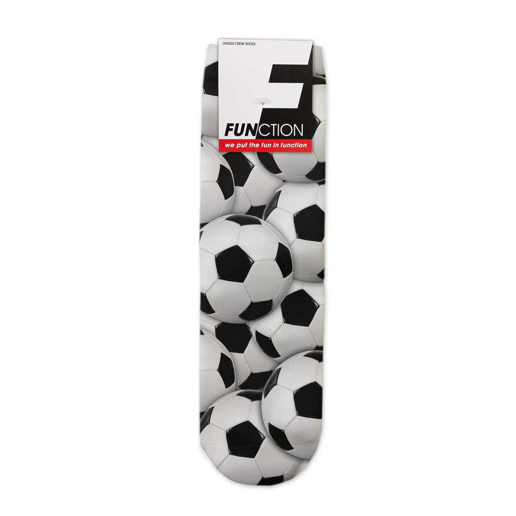 Function - Kids Soccer Ball Tall Crew Pattern Socks