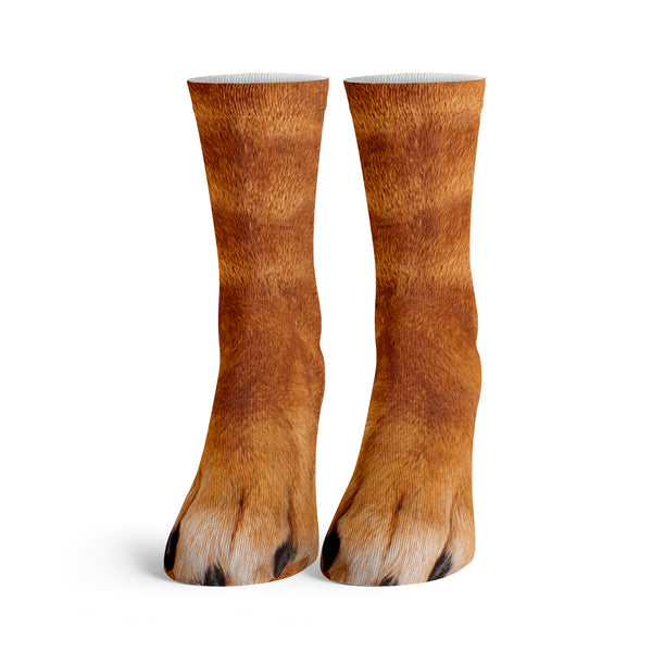 Function - Kids Brown Dog Paw Fashion Socks