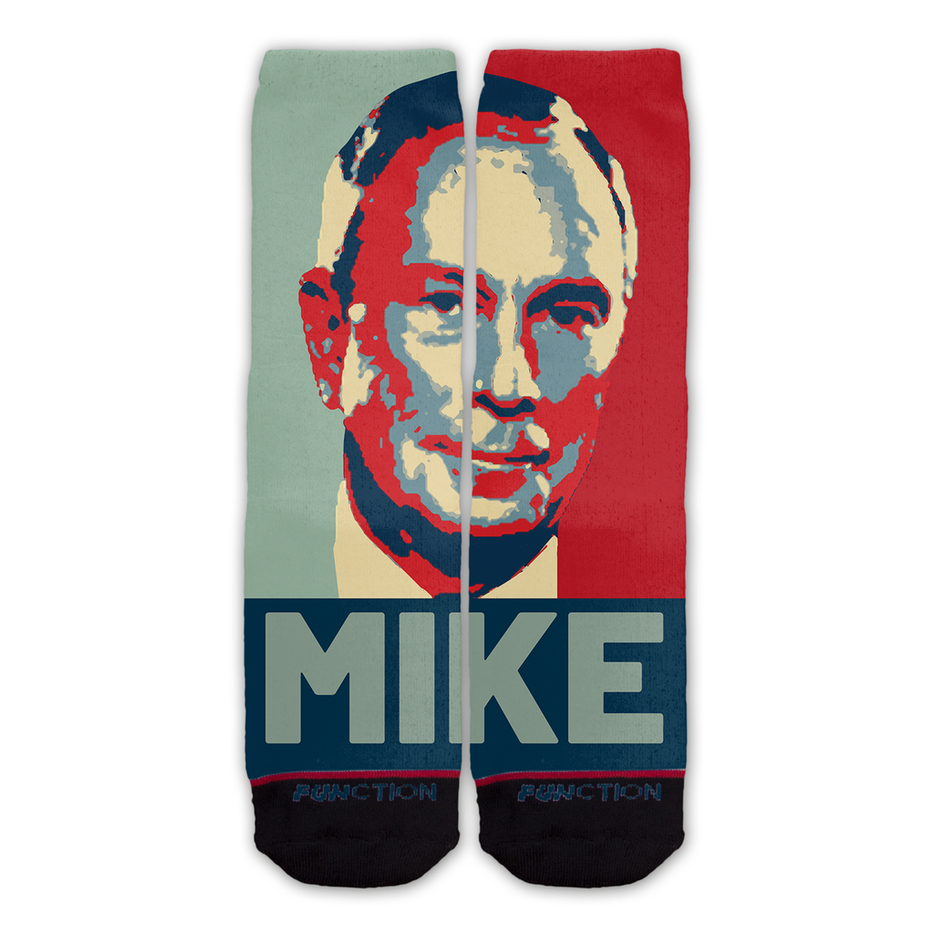 Function - Mike Michael Bloomberg Hope Poster Fashion Socks