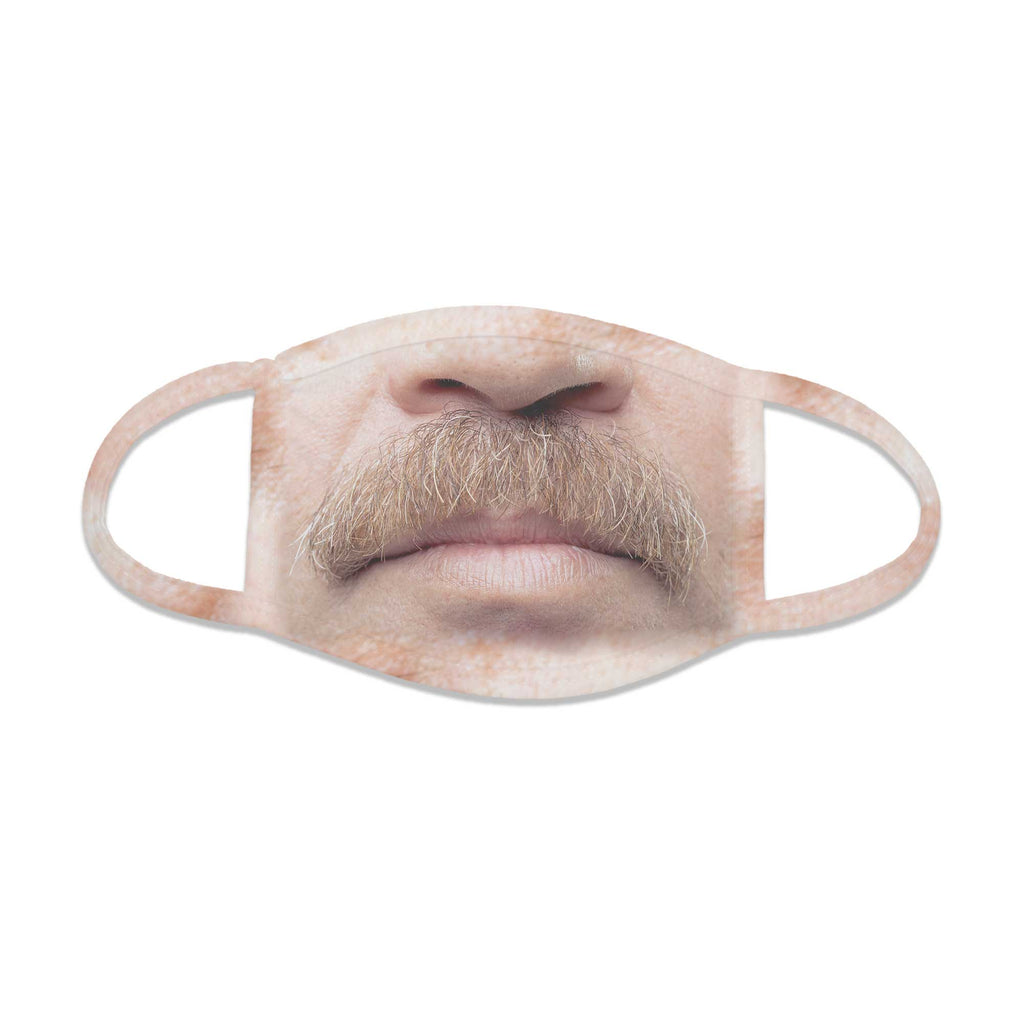 Function - Funny Man Mustache Breathable Reusable Washable Mask
