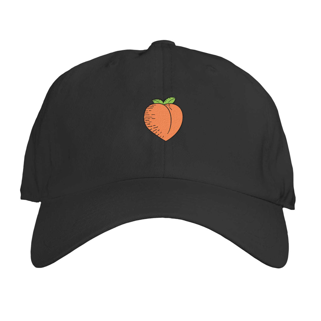 Function - Peach Fruit Embroidered Dad Hat