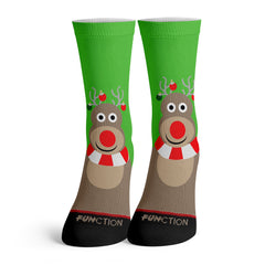 Function - Reindeer Faces Fashion Socks