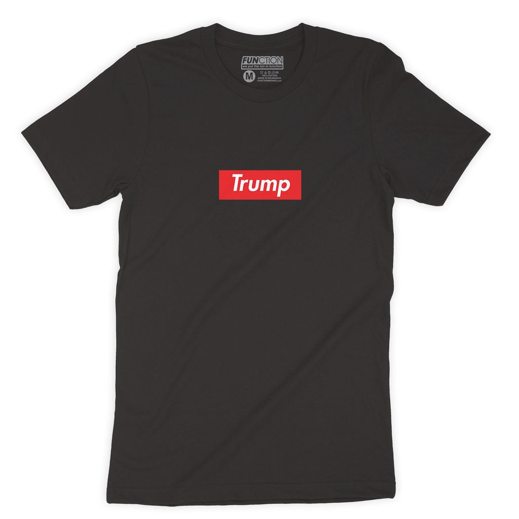 Function - Donald Trump Box Logo Fashion T-Shirt