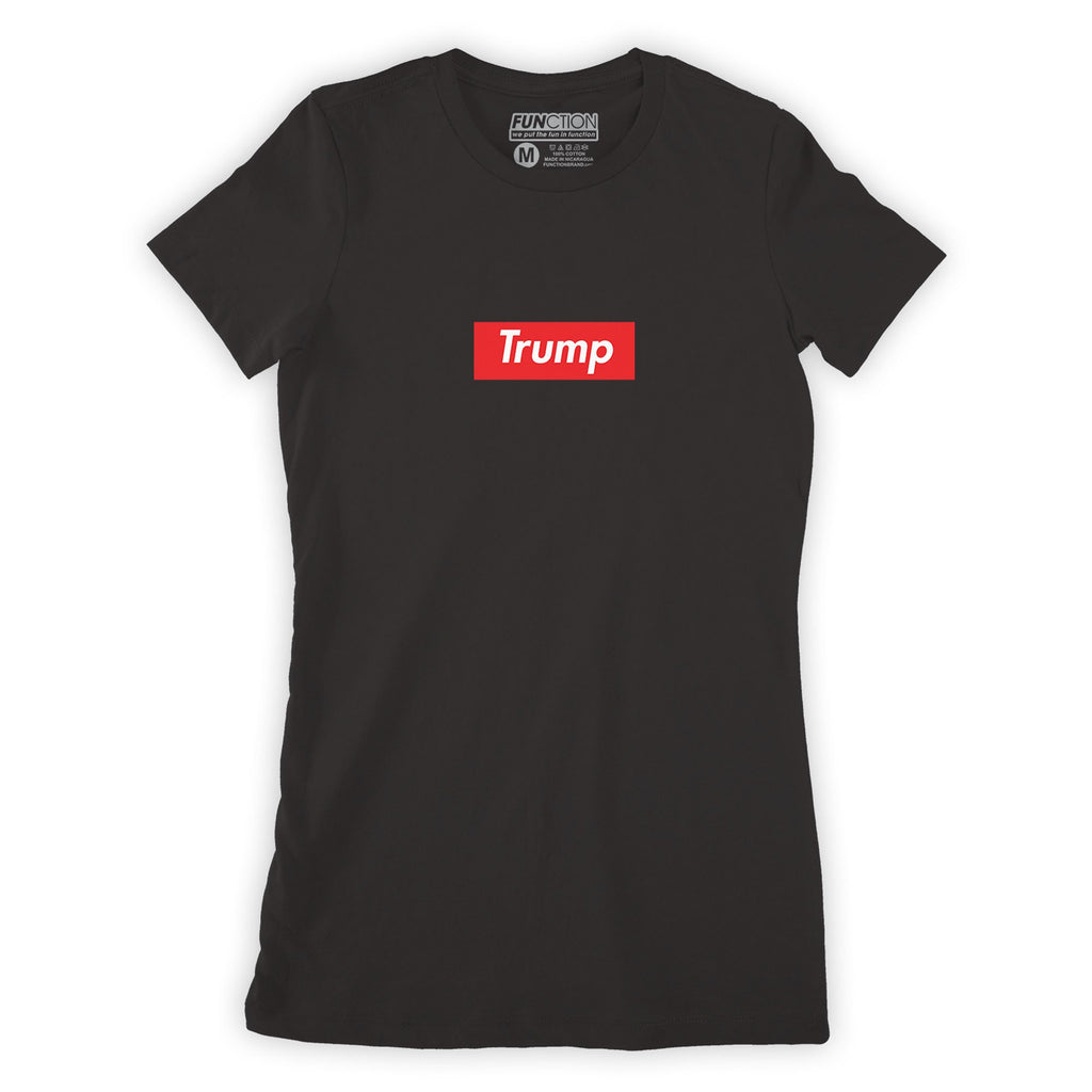 Function - Donald Trump Box Logo Fashion T-Shirt Streetwear Brand Hype Skate Republican Rally Vote