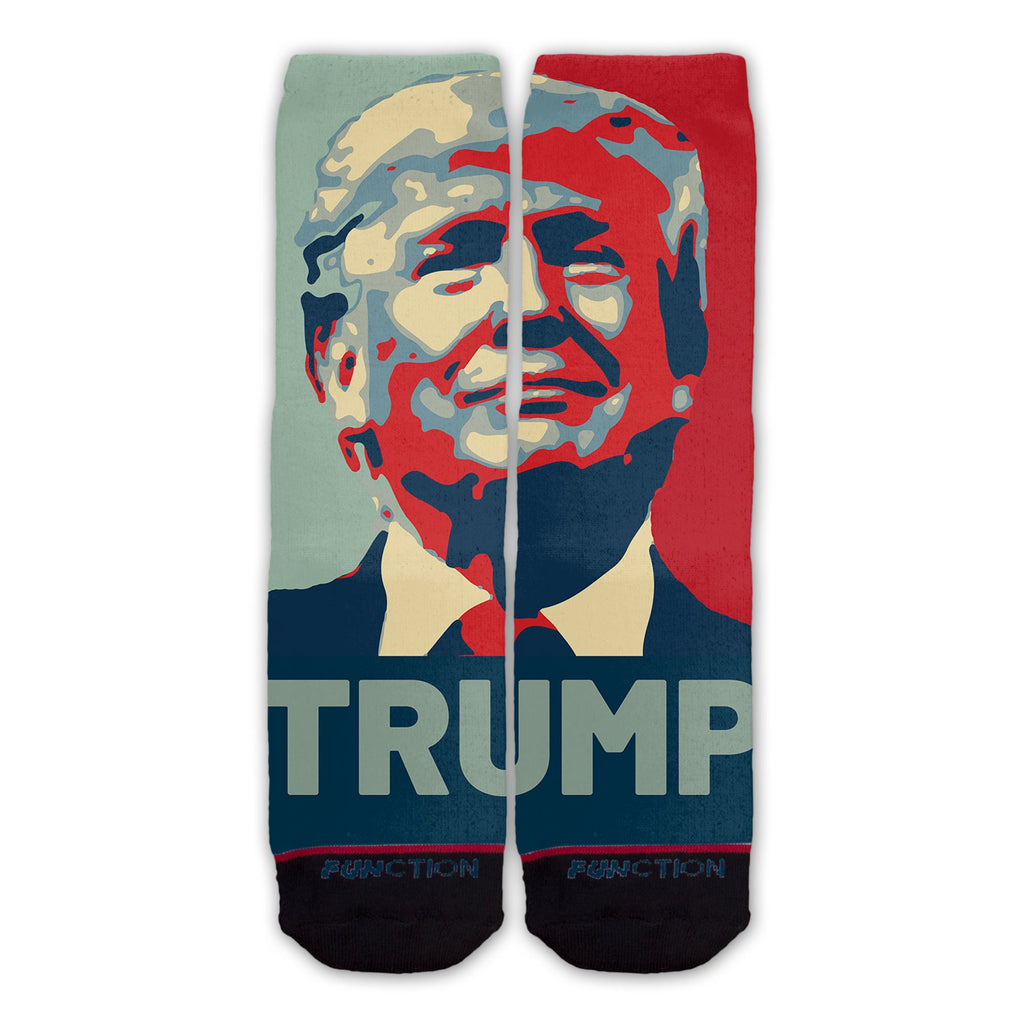 Function - Donald Trump Republican Hope Poster Fashion Socks Vote 2020