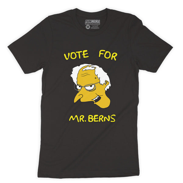 Function - Vote for Mr. Berns Bernie Sanders Cartoon Fashion T-Shirt