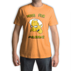 Function - Vote for Mr. Berns Bernie Sanders Cartoon Fashion T-Shirt