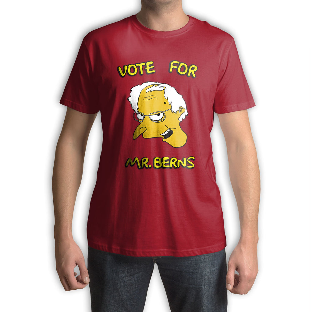 Function - Vote for Mr. Berns Bernie Sanders Cartoon Fashion T-Shirt