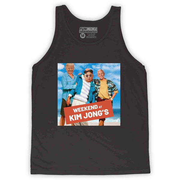 Function - Weekend at Kim Jong Un's Donald Trump Mike Pence Funny Novelty Gag Tank Top