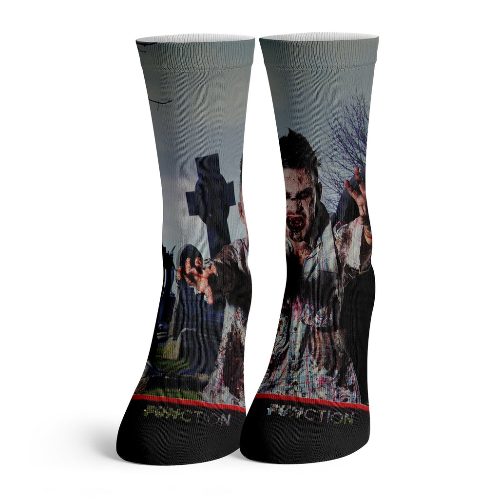 Zombie Fashion Socks Back