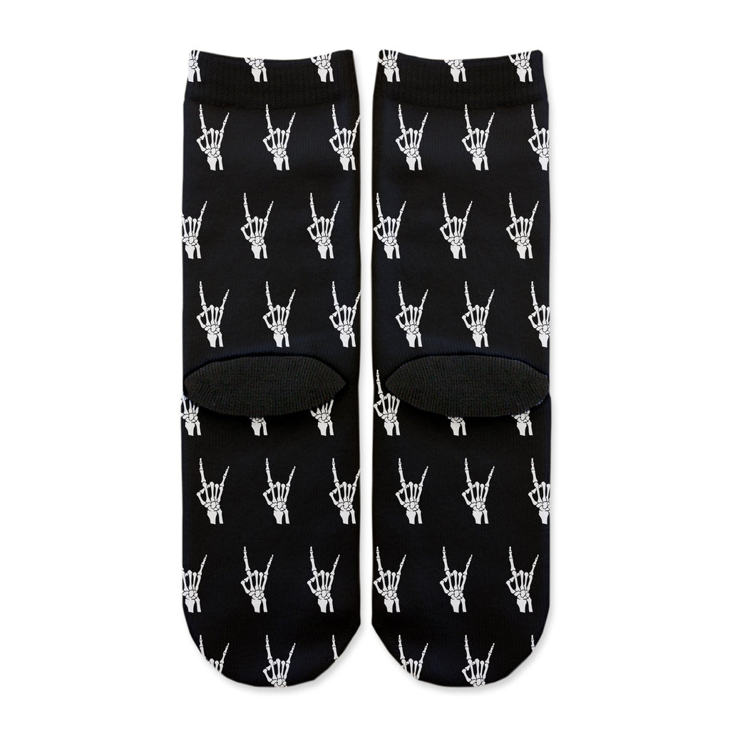 Function - Kids Cute Metal Rock and Roll Hands Pattern Fashion Socks