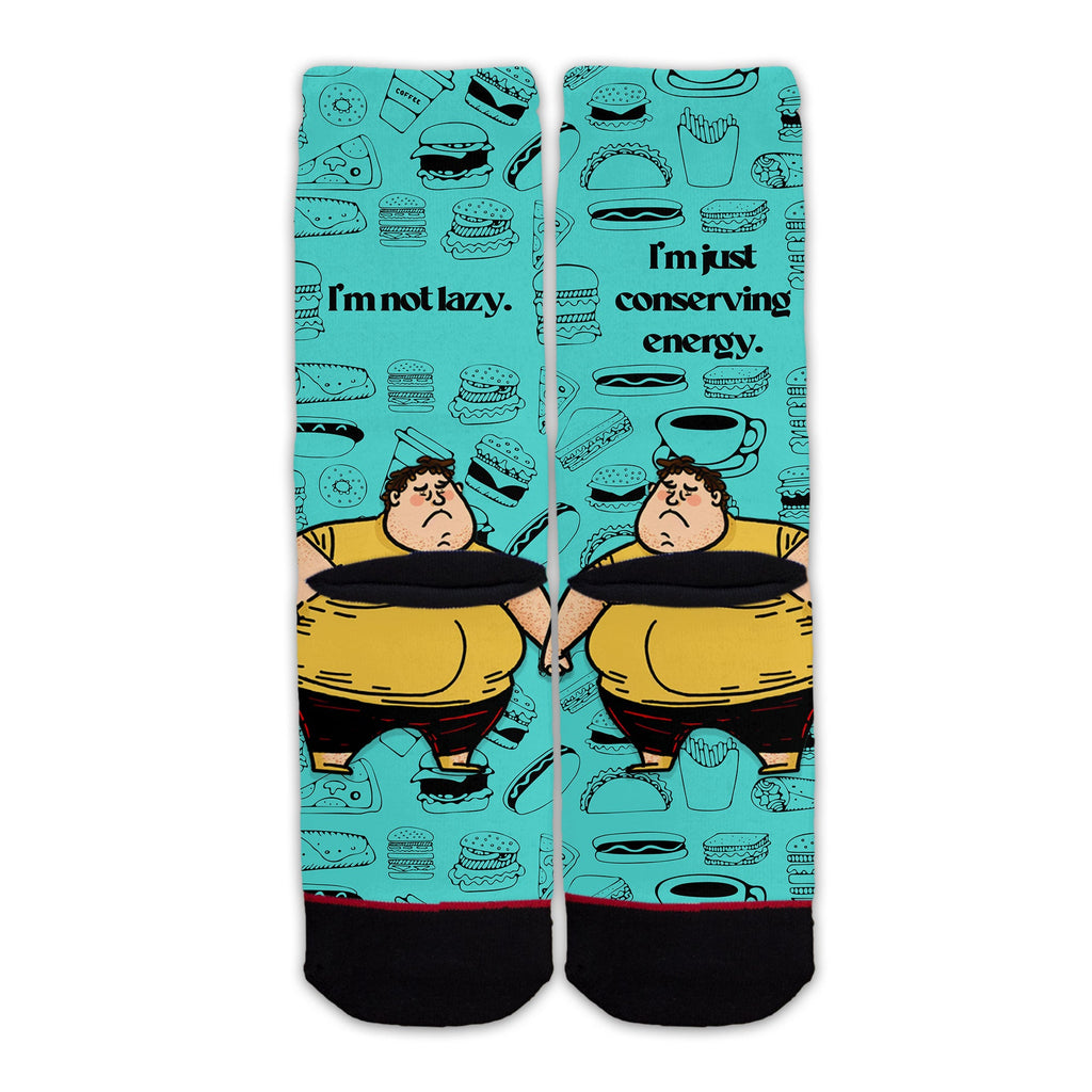 Function - I'm Not Lazy I'm Conserving Energy Socks