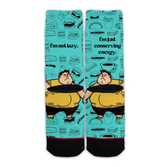 Function - I'm Not Lazy I'm Conserving Energy Socks