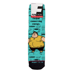 Function - I'm Not Lazy I'm Conserving Energy Socks
