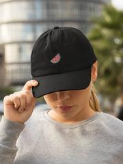 Function - Watermelon Emoji Fruit Embroidered Dad Hat