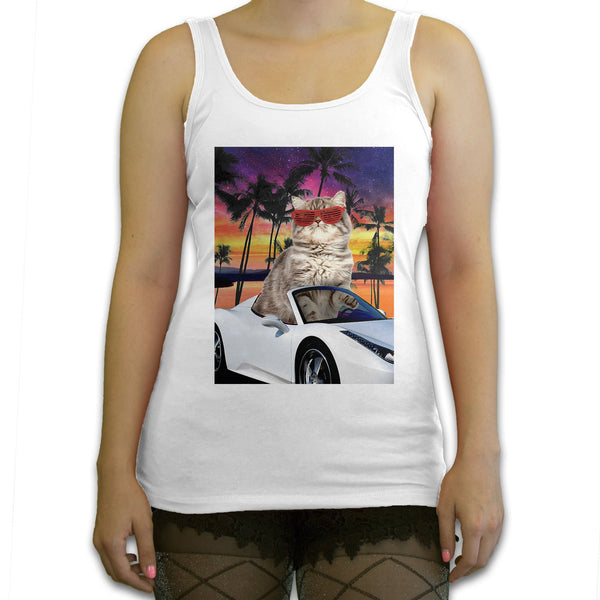 Function - Miami Cat Women's Fashion Tank Top