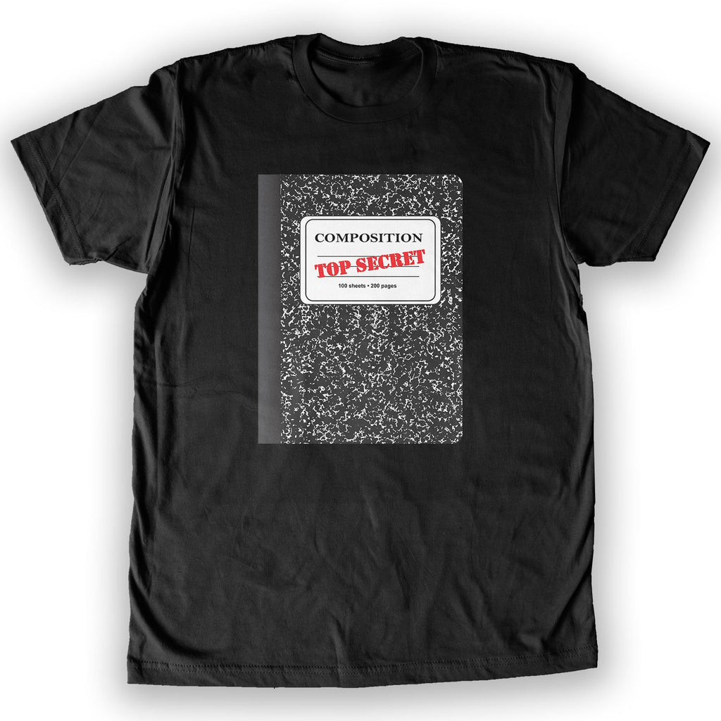 Function - Top Secret Composition Notebook Men's Fashion T-Shirt