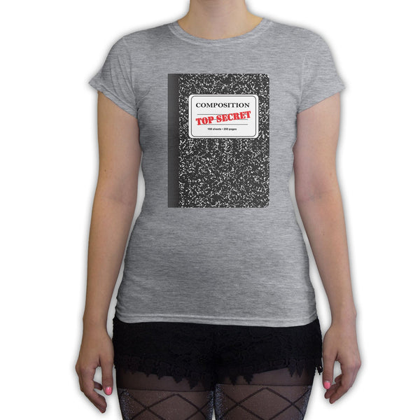 Function - Top Secret Composition Notebook Women's Fashion T-Shirt
