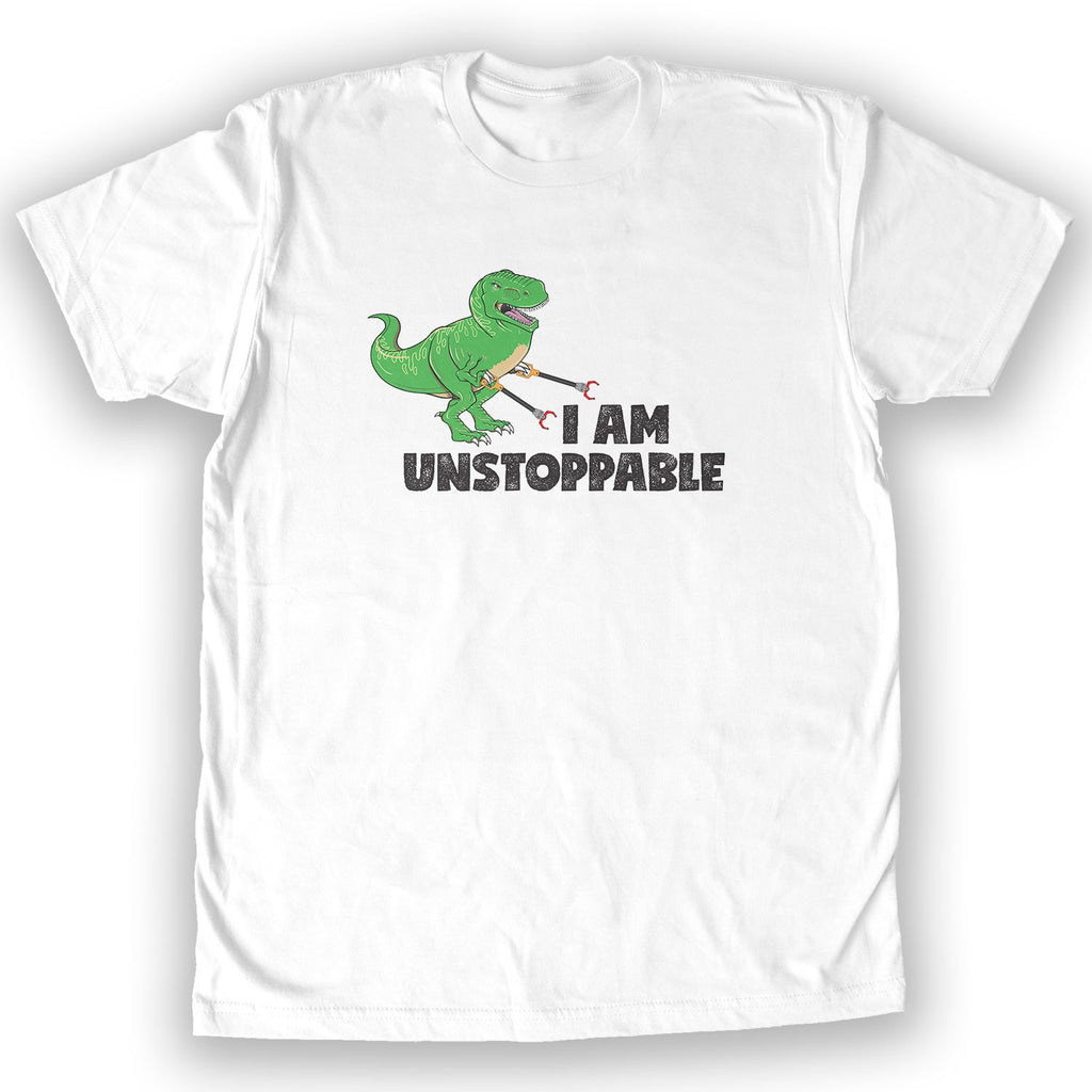 Function - I Am Unstoppable T-Rex Men's Fashion T-Shirt