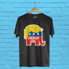 Function - Trump Hair Republican Elephant Fashion Unisex Crew Neck T-Shirt