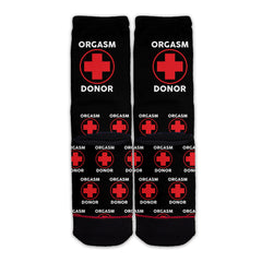 Function - Orgasm Donor Black Adult Unisex Socks
