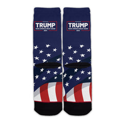 Function - Trump Make America Great Again 2024 Adult Crew Socks