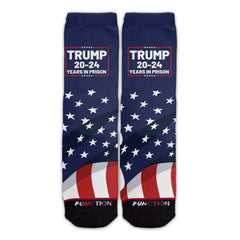 Function - Donald Trump 20-24 Years in Prison/Jail Funny Socks