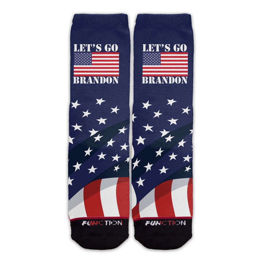Function - Lets Go Brandon Adult Crew Socks
