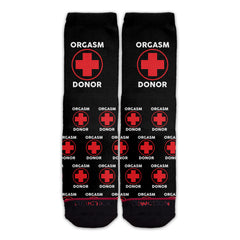 Function - Orgasm Donor Black Adult Unisex Socks
