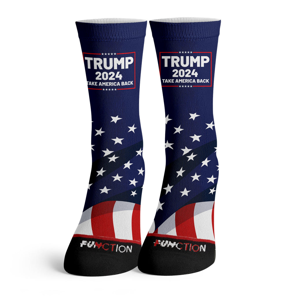 Function - Trump Take Back America 2024 Adult Fashion Crew Socks