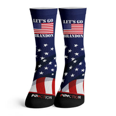 Function - Lets Go Brandon Adult Crew Socks