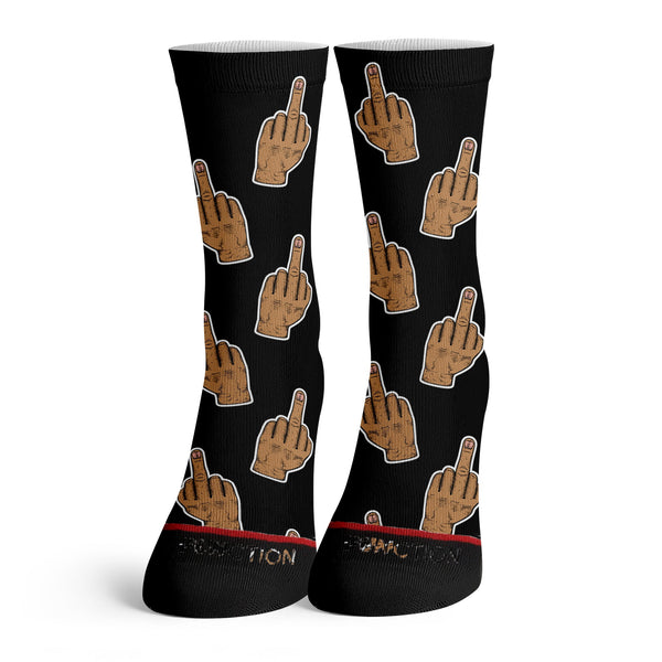 Function - Middle Finger Pattern Socks