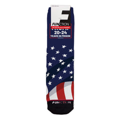 Function - Donald Trump 20-24 Years in Prison/Jail Funny Socks