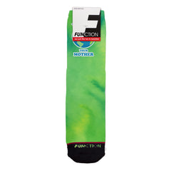 Function - Respect Your Mother Earth Adult Socks Fashion Tie Dye Green All Over