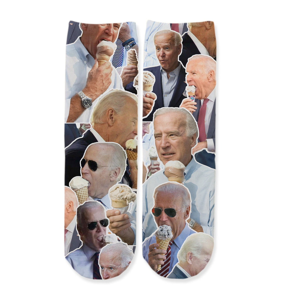 Function - Kids Cute Joe Biden Ice Cream Collage Fashion Socks Preside –  Function Socks