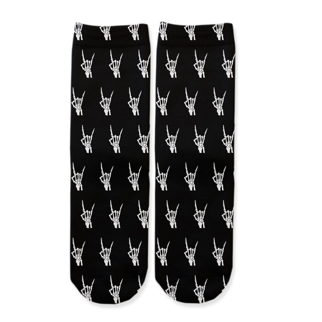 Function - Kids Cute Metal Rock and Roll Hands Pattern Fashion Socks