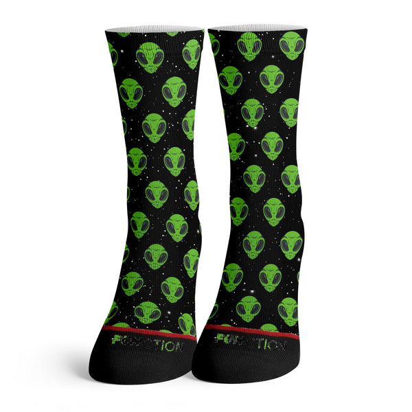 Function - Alien Head Pattern Socks