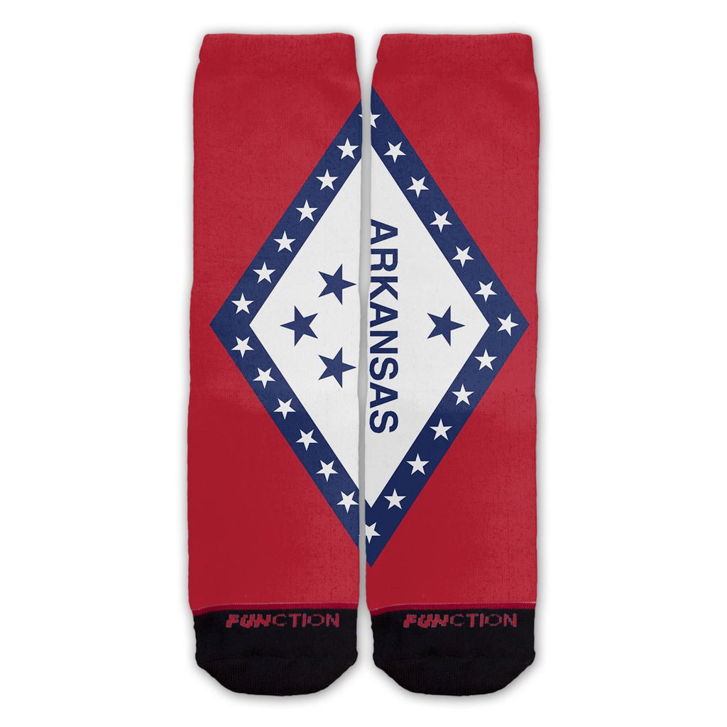 Function - Arkansas State Flag Fashion Socks