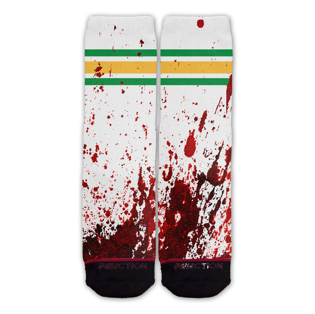 Function - Bloody Tube Socks Green And Yellow