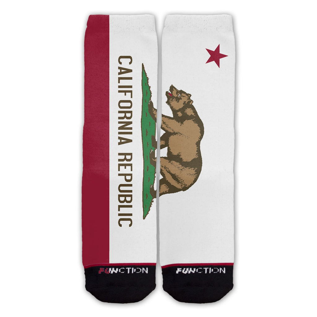 Function - California State Flag Fashion Socks